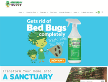Tablet Screenshot of greenbeanbuddy.com